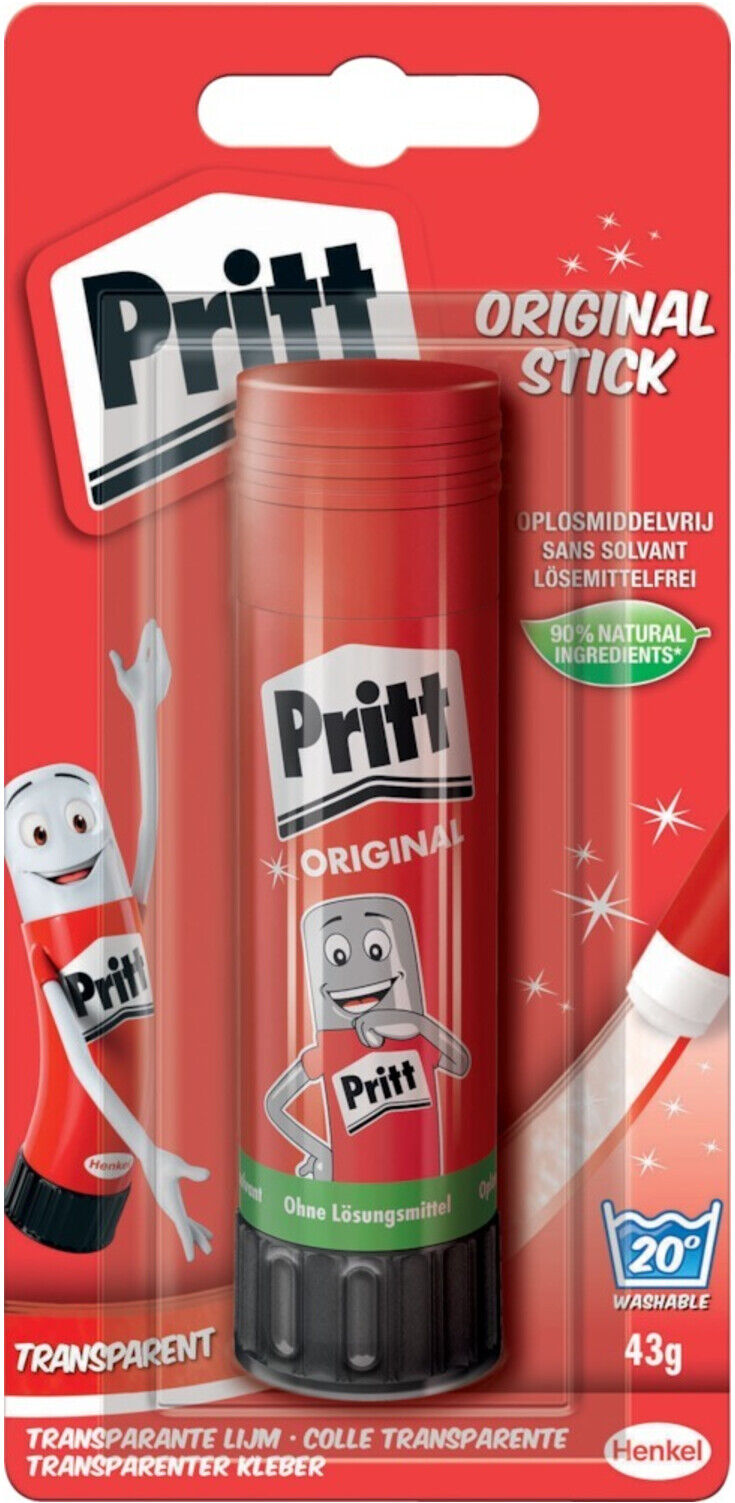 Pritt Klebestift löse- mittelfrei 4x43gr packung (PG43B)
