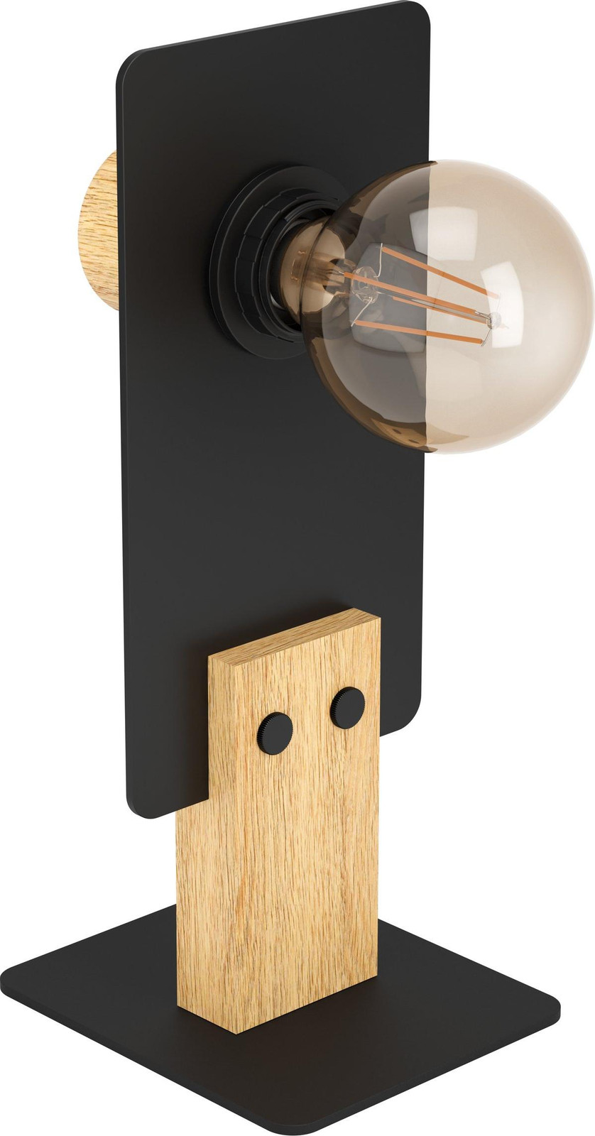 Eglo Bramerton Moderne Tafellamp Zwart met Hout