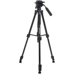Patona Tripod Easy Kunststoff inkl Kopf (Kunststoff), Stativ, Schwarz