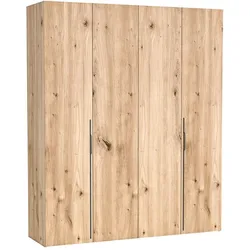 DREHTÜRENSCHRANK ANCONA 200/240/58cm 4-türig Eiche Artisan