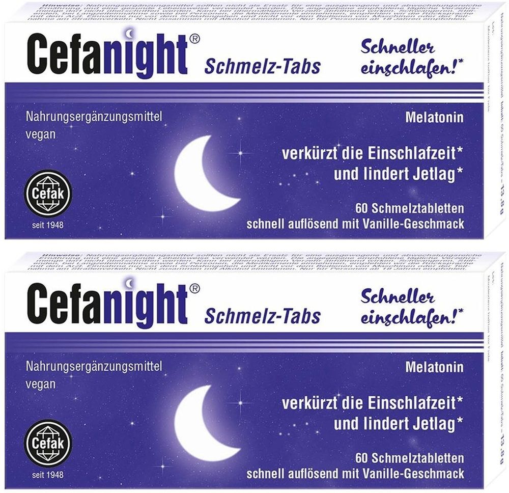 Cefanight Schmelz-Tabs 2x 2x60 St Schmelztabletten
