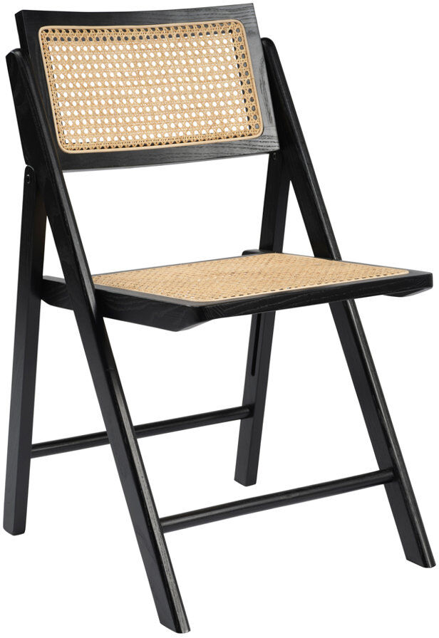 LPD ASHTON FOLDING DINING CHAIR Black 83cm H X 62cm D X 50cm W