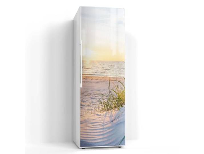 DEQORI Magnetfolie für Kühlschrank 60x180 cm Motiv Abendsonne an der Ostsee dekorative Magnetmatte Gefrierschrank Schutz Magnet Deko-Folie selbstklebend, magnetisch & beschreibbar