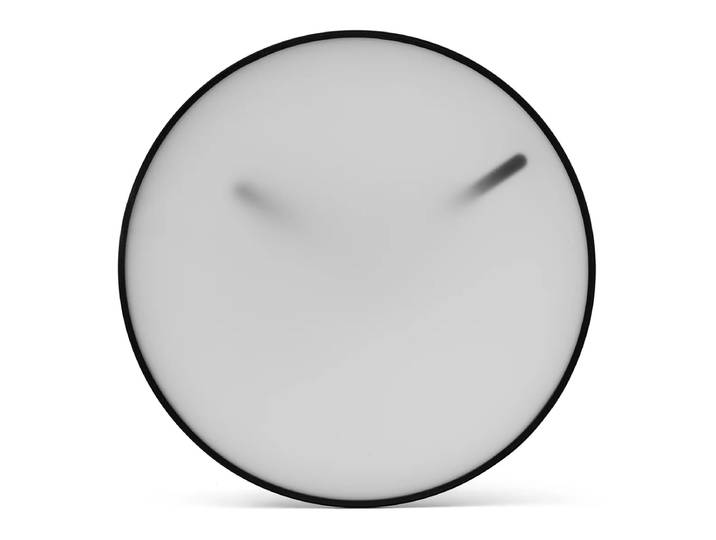 Gejst - Momentt Wanduhr, weiss / schwarz