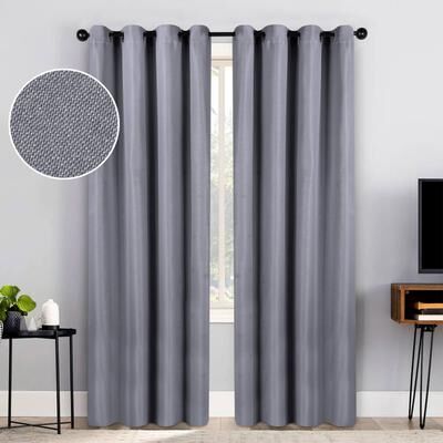 Superior Jaxon Washable Room Darkening Curtains, Set of 2 Panels
