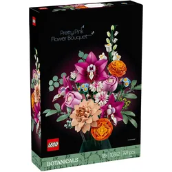 LEGO® Botanicals 10342 Schöner Rosafarbener Blumenstrauß, mehrfarbig