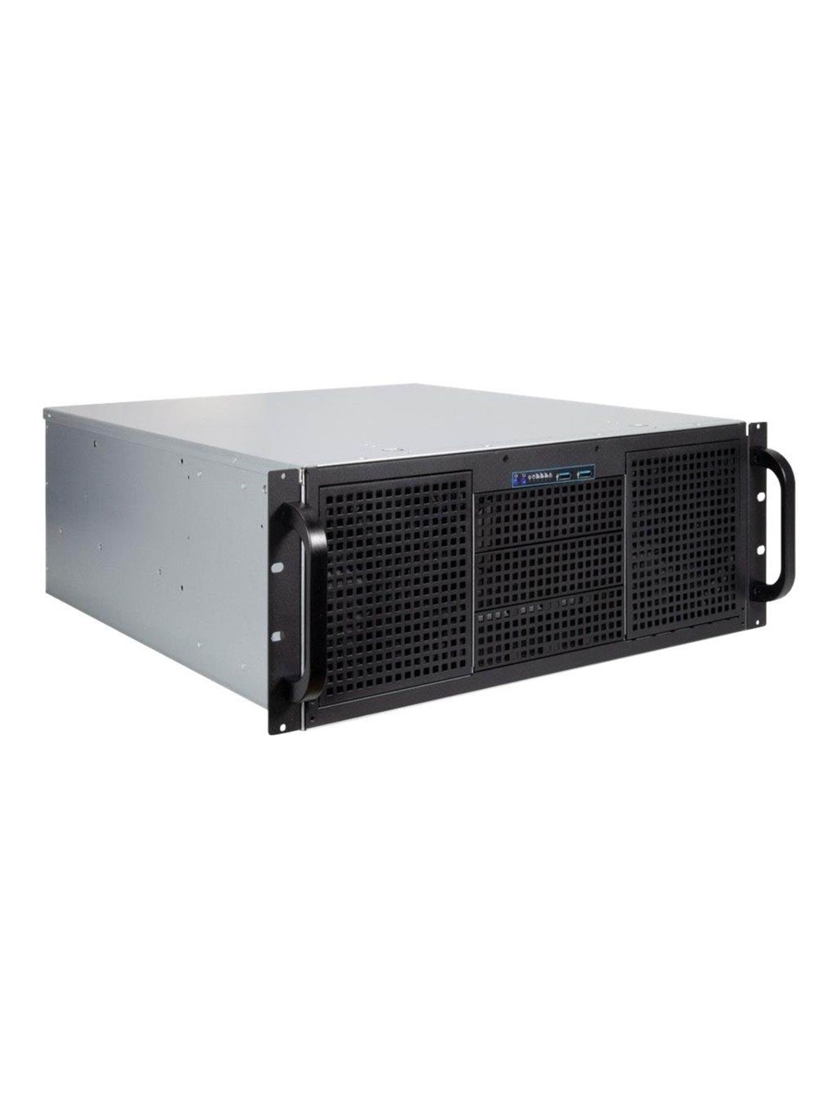 Inter-Tech IPC 4U-40248 - Gehäuse - Server (Rack) - Schwarz