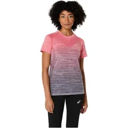 ASICS, Damen, Sportshirt, Nahtloses Oberteil (S), Pink