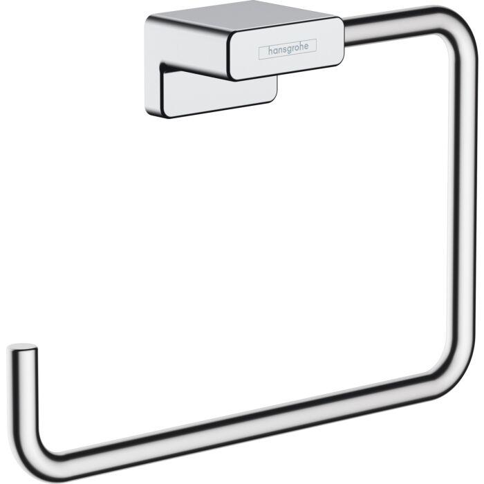 hansgrohe AddStoris Handtuchring 41754000 Wandmontage, Metall, chrom