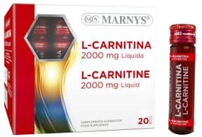 Marnys L-CARNITINA 2000 mg 20 x 11ml Laranja.