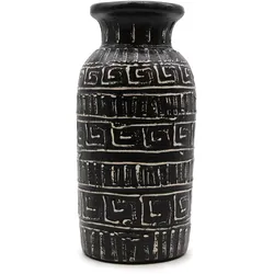 Greek Straight Vase - Chocolate