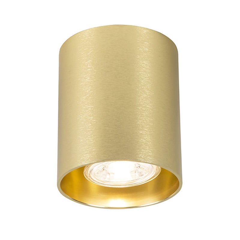 Qazqa Tubo Smart Spot Goud met WiFi GU10 LED opbouwspot