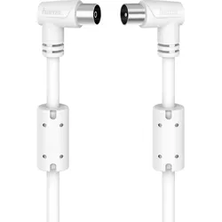Hama Antennen-Kabel 10m 90dB Ferrit-Filter Weiß