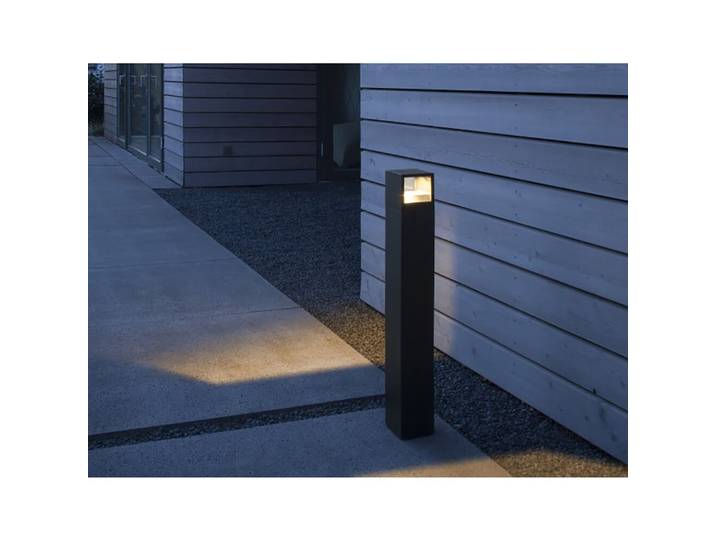 Ita G750 LED Außen Pollerleuchte Schwarz - Antidark - Terrasse - Aluminium