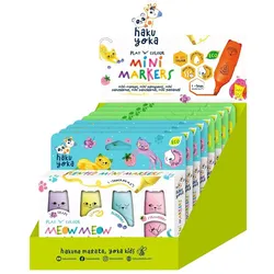 Haku Yoka, Malstifte, Display Mini Leuchtstifte (Assortiert - 1 Pack)