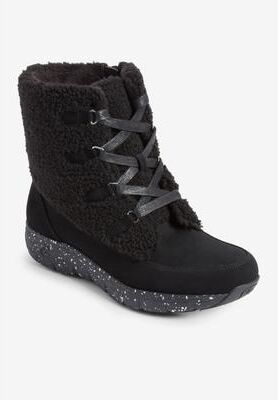 Extra Wide Width Women's The Maisie Weather Boot by Comfortview in Black (Size 10 WW)