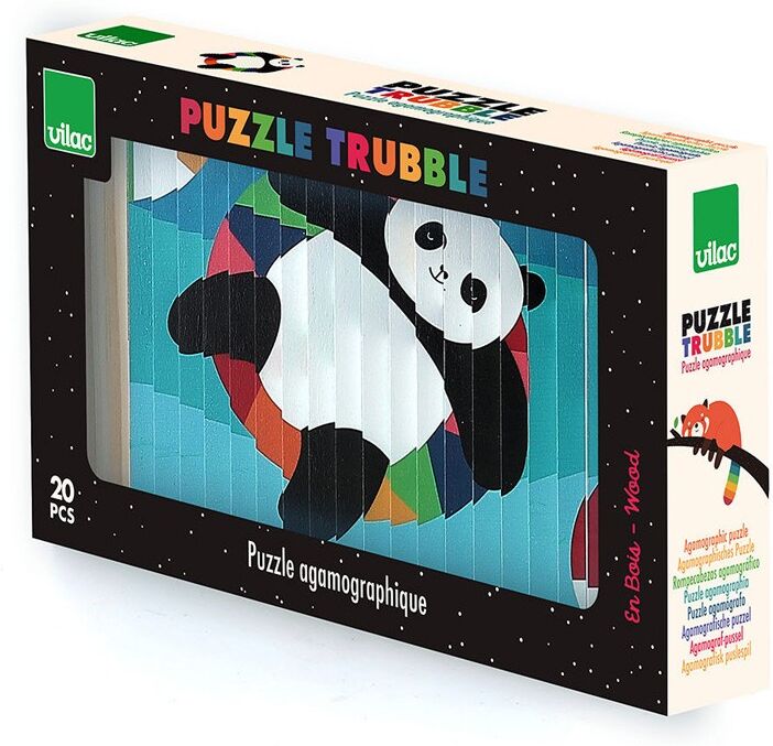 Puzzle 4 Dimensions Les animaux Andy Westface - Vilac