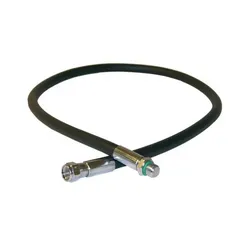Polaris - Gummi HD-Schlauch - 15cm - Schwarz
