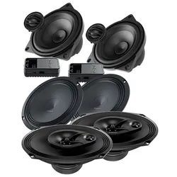 Mini R56 Lautsprecher-Einbauset Front & Heck Spitzenklang