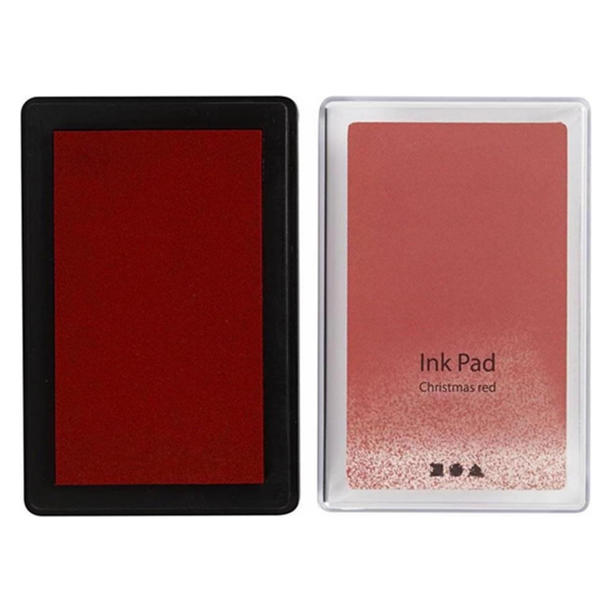 Creativ Company Stempelkissen Ink Pad, 9 x 6 x 2 cm Rot (285336)