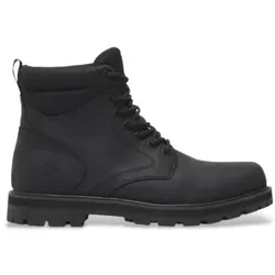 Timberland für Herren. TB0A69UHW021 Britton Road Mid Lederstiefeletten schwarz (41.5), Wohnung, Schnürsenkel, Lässig, Nachhaltig
