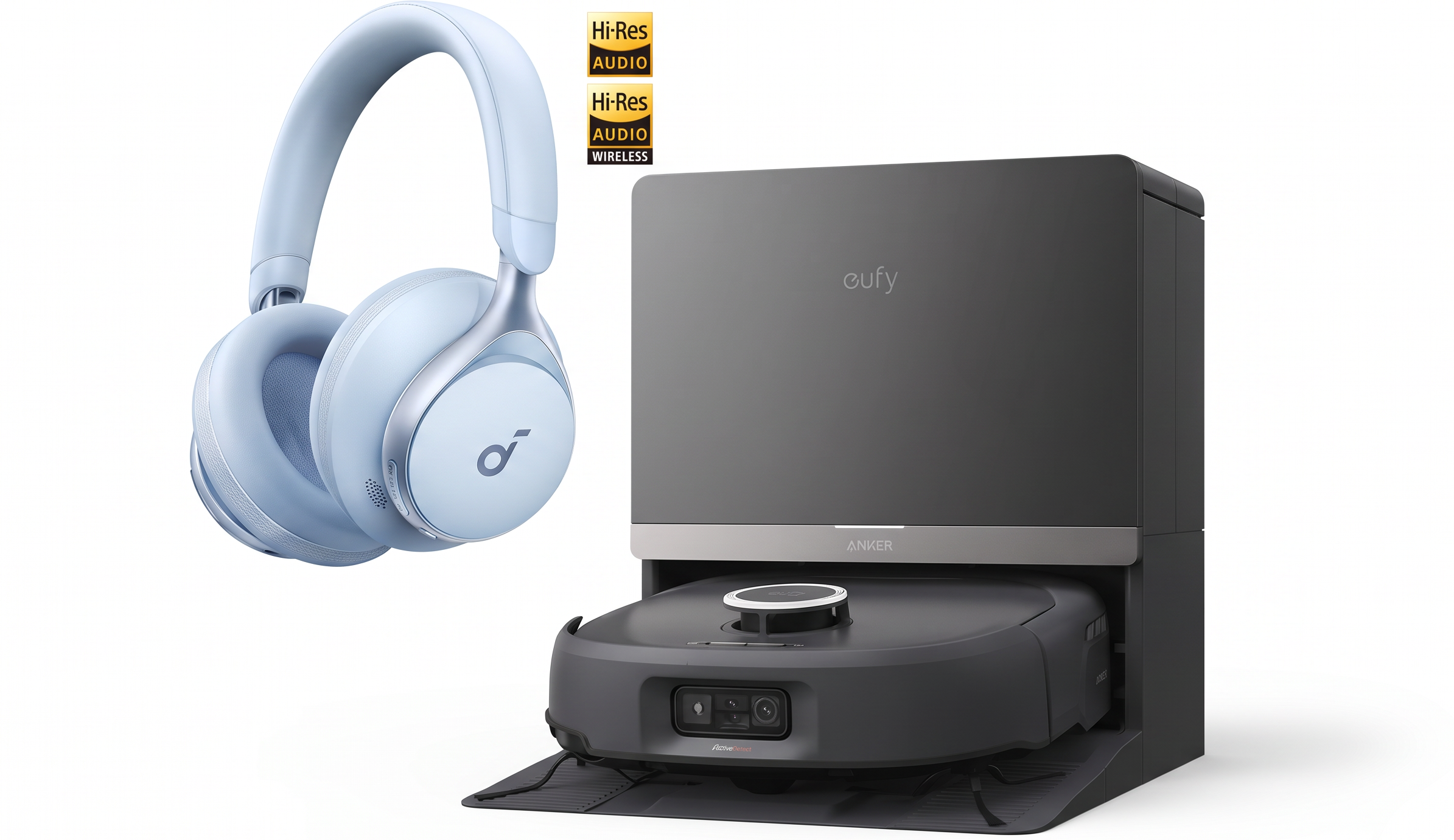 ANKER eufy Saug- und Wischroboter HydroJet E35 und Space One