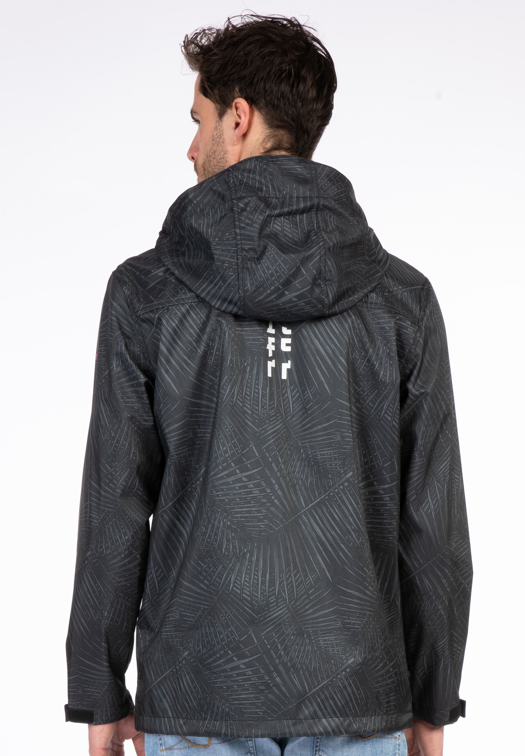 Softshelljacke LPO "ISLAY PEAK ADR MEN", Herren, Gr. XL (54), grau (anthrazit), Softshell, 96% Polyester, 4% Elasthan, bequem hüftbedeckend, abnehmbar gerader Abschluss mit Windstopper,mit verstellbarem Klettverschluss, Jacken Softshelljacke, auch in Gros