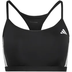 adidas Optimé Essentials 3-Streifen Low Support Sport-BH Damen KQ5471 - black/white M