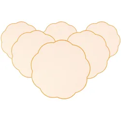 PLATZSETS Fleur Accessoires gelb ø 40 cm 6er Set