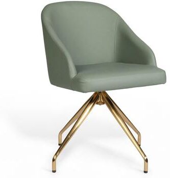 Martha Stewart Upholstered Stationary Swivel Home Office Chair