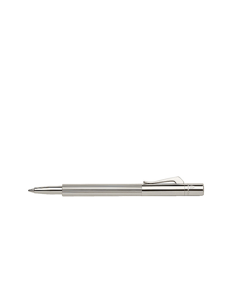 GRAF VON FABER-CASTELL Taschenkugelschreiber platiniert silber EG