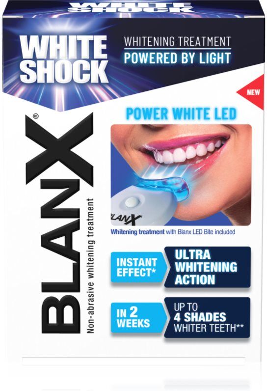 BlanX White Shock Power White blegesæt til tænder