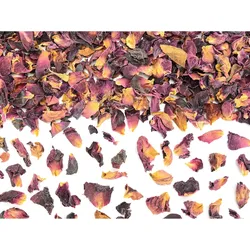 PartyDeco Rosenblätter getrocknet 400g Streudeko Hochzeit Verlobung Rosenblüten Konfetti zum Streuen Dekorieren Basteln Tischkonfetti Hochzeitsdeko Fuchsia Pink