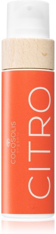 COCOSOLIS CITRO huile de soin et de bronzage sans facteur de protection solaire avec parfums Citrus 110 ml