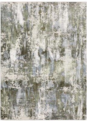 Style Haven Caldon Contemporary Abstract Green Area Rug
