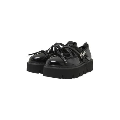Sneaker BUFFALO "Buffalo DARYA CROSS", Damen, Gr. 41, schwarz, Polyurethan, unifarben, Schuhe Sneaker