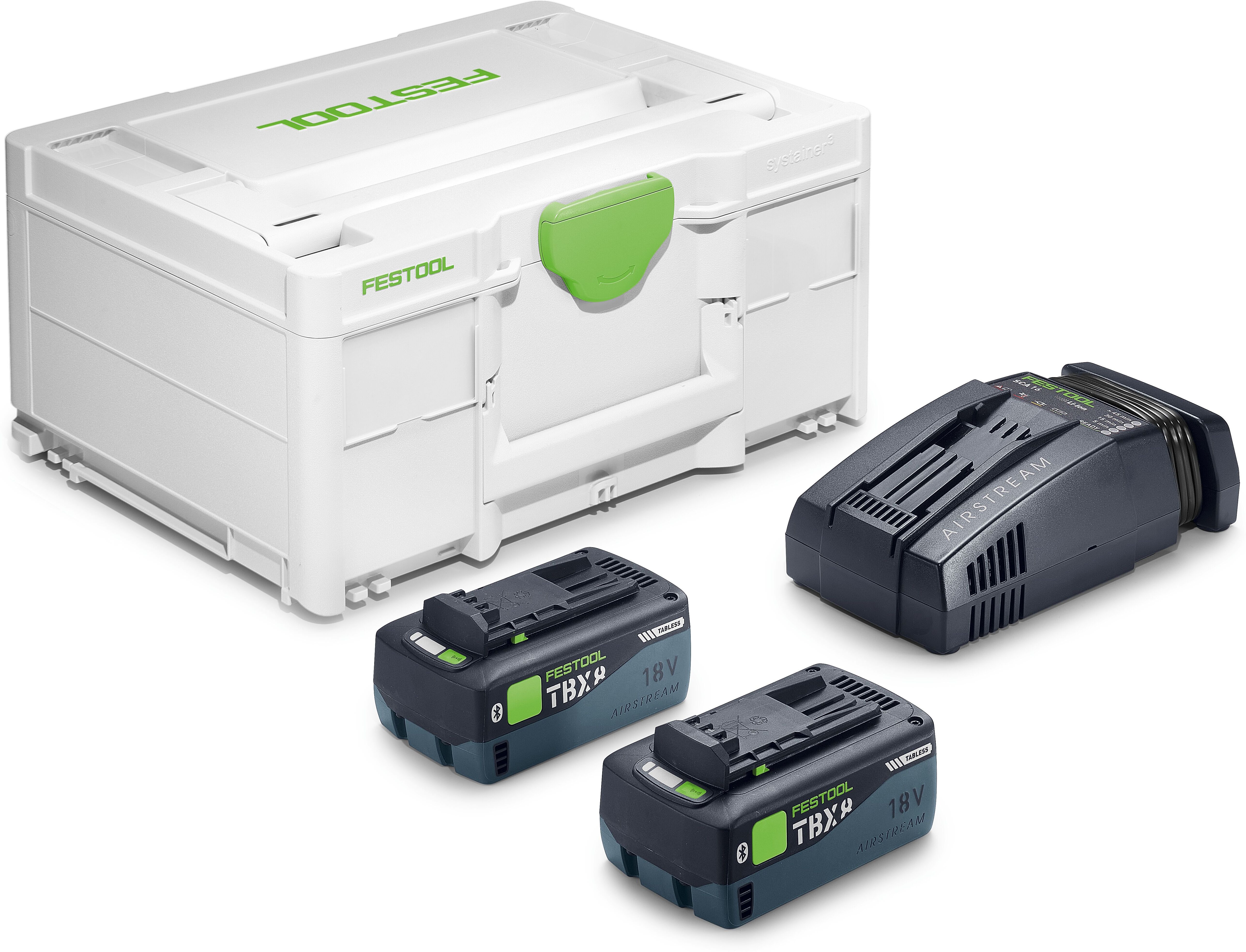 Zubehör Festool Energie Set SYS 18V 2xTBX8/SCA16