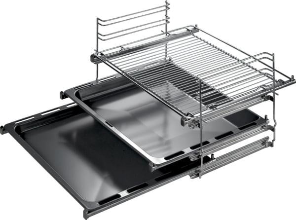Bosch HEZ438301 Teleskopauszug, 3-fach, Edelstahl