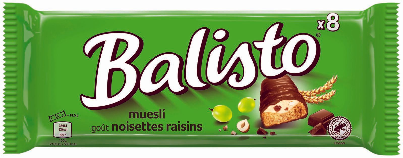 Balisto Muesli-Mix Schokoriegel 389469