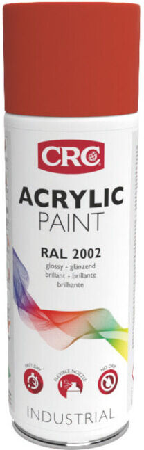 CRC Peinture couleur Acrylic Paint orange sanguine, Contenance : 400ml ; CRC Industries (083109 400)
