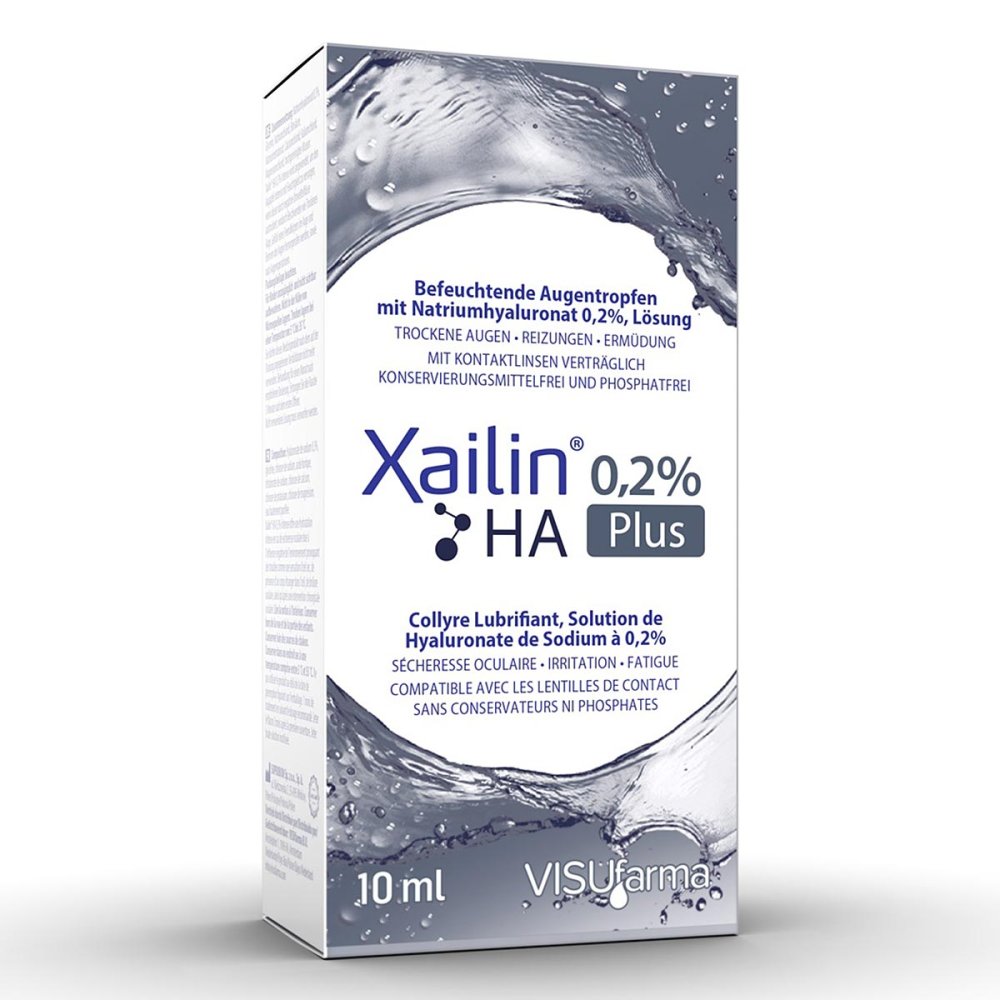 VISUfarma B.V. Xailin Ha 0,2% Plus Augentropfen 18352515
