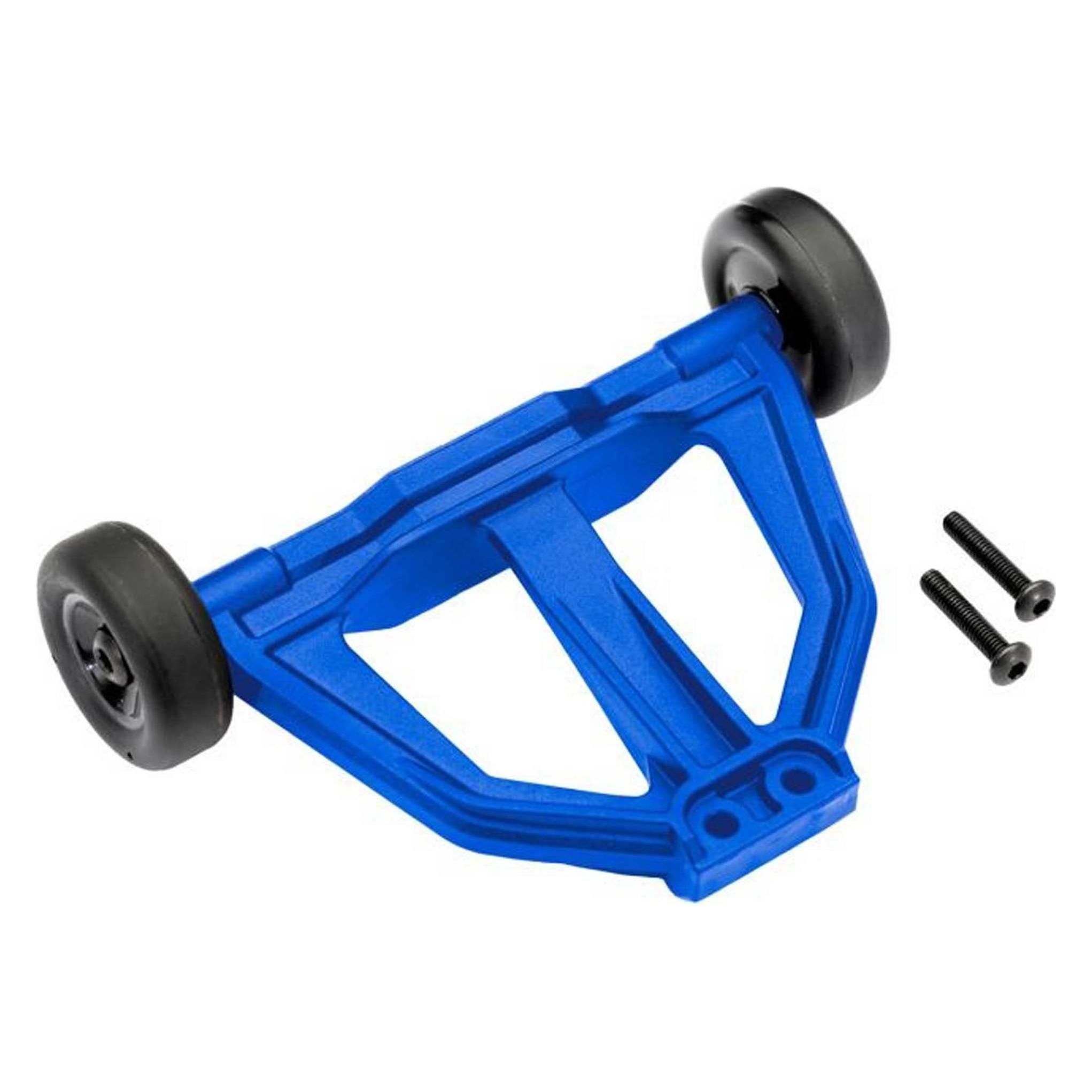 Traxxas Wheelie bar montiert blau: Mini-Maxx (TRX10776-BLUE)
