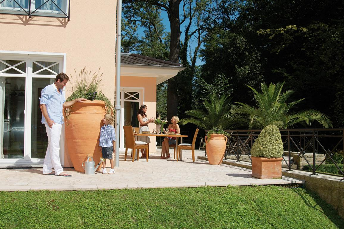 GRAFOTTOGMBH Antik Amphore 250 L terrakotta 16895202