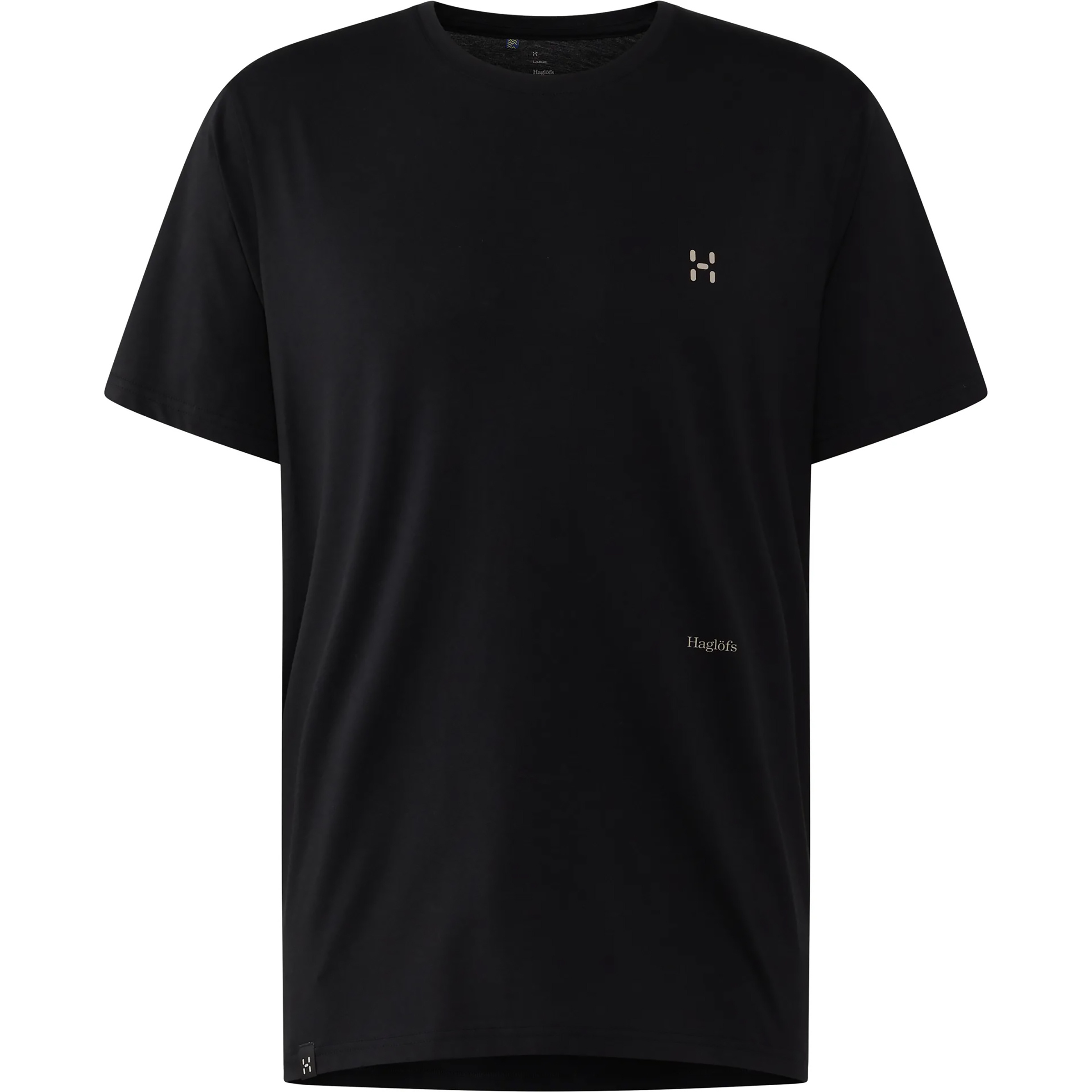 Haglöfs Outsiders Graphic Herren T-Shirts schwarz Größe M Trekking Widerstandsfähig