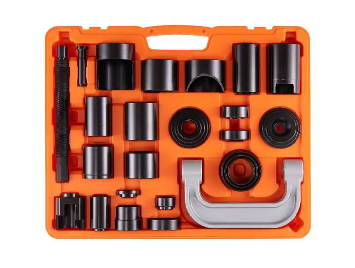 VEVOR 25pcs Extracteur de joint à rotule\, 520 x 430 x 90 mm Kit universel d'outils d'extraction de joint à rotule\, acier au carbone\, kit d'outils automobiles avec boîte d'extracteurs de joint à rotule