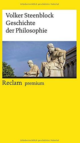 Volker Steenblock - Geschichte der Philosophie (Reclams Universal-Bibliothek) - Preis vom 01.10.2026 17:08:56 h