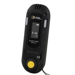 PCE Instruments Alkoholtester PCE-ALC 5 0,01...0,20% BAC Auflösung 0,01 % BAC Ampelanzeige mit Warnsignal LC-Display