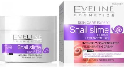 Eveline Cosmetics Snail Slime Filtrate+ Coenzyme Q10 Cream 50ml