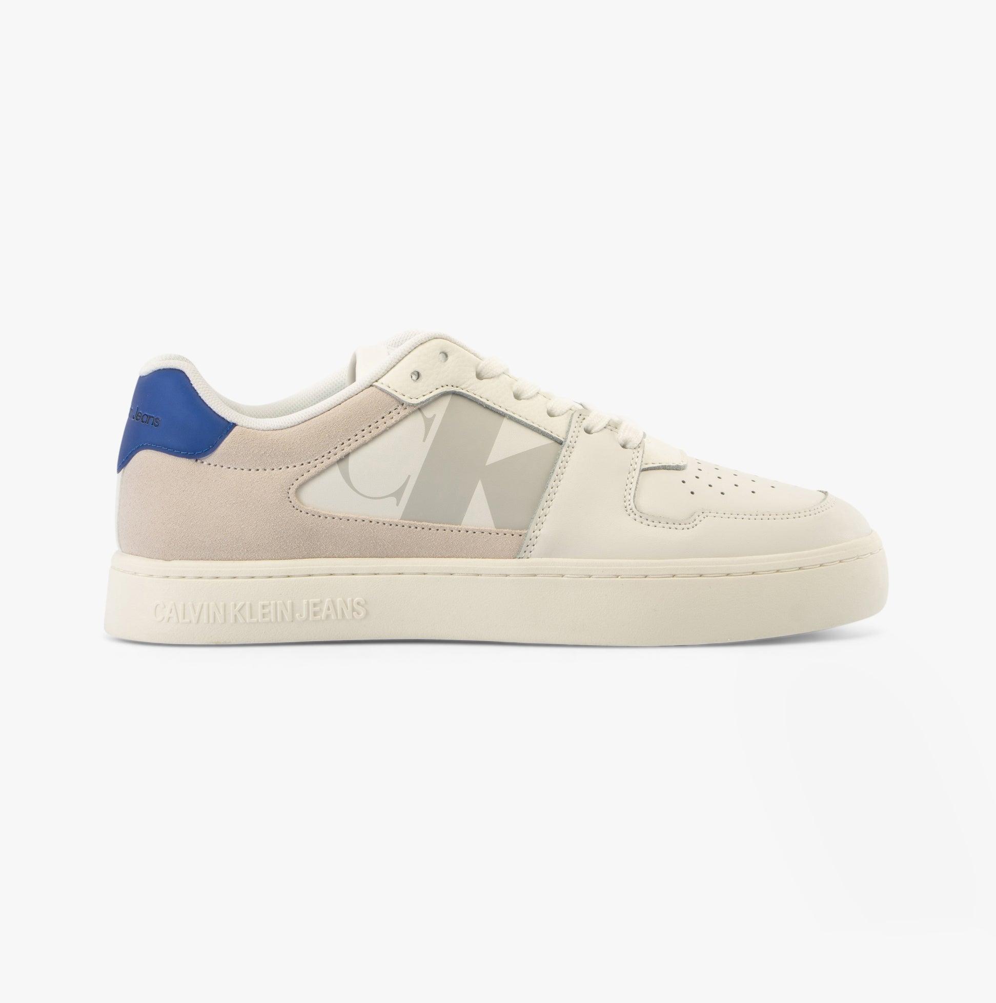 CLASSIC CUPSOLE Herren Sneaker Weiß/Champignon/Saphirblau