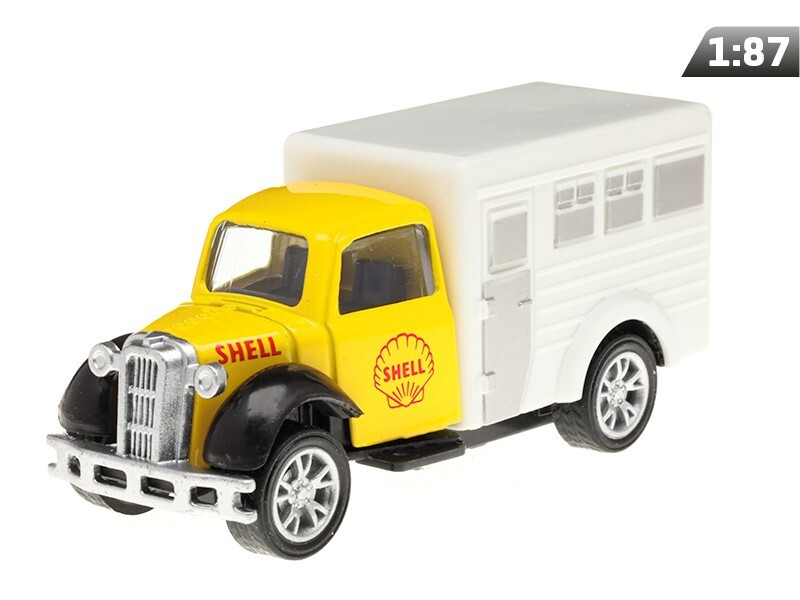 Shell Oldtimer Camping schaalmodel 1:87